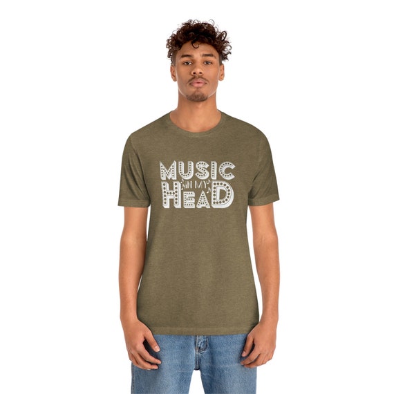 Music Head camiseta de musica camiseta de musica camiseta de musica regalo para musicos camisetas camisetas de musica Etsy Espana