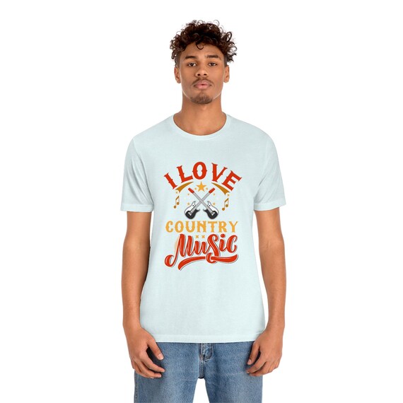 I Love Country Music T shirt Music Shirt Music Tee Gift for