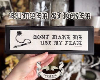 Medieval Flail | Bumper Sticker