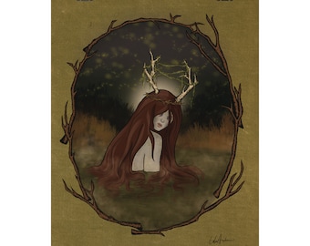 Diepte binnen: print, 8 x 10 inch
