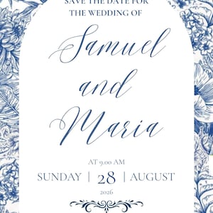Invitation Mariage Personnalisable, Carte Mariage/Henné, Certificat Religieux, Modèle Digital PDF/JPG.