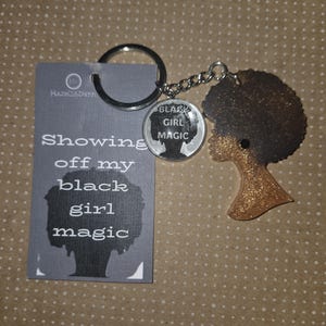 Black Girl Magic Keychain