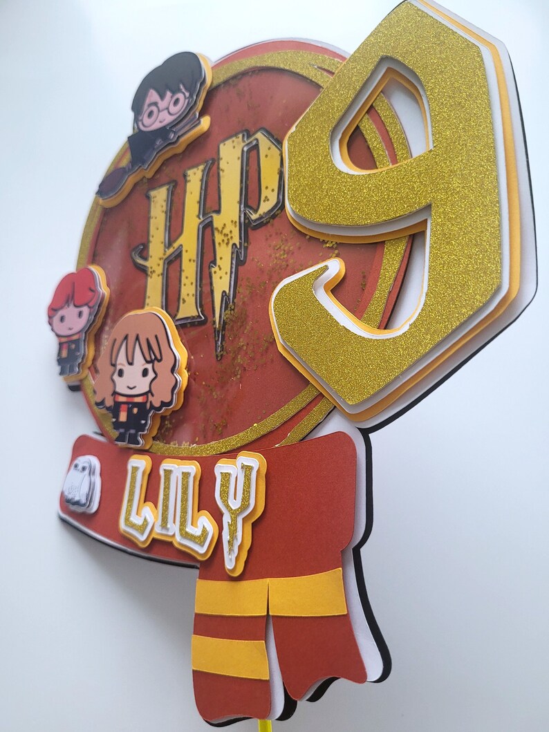 Harry Potter Cake Topper, Party Decoration, Brithday Supplies, Cake