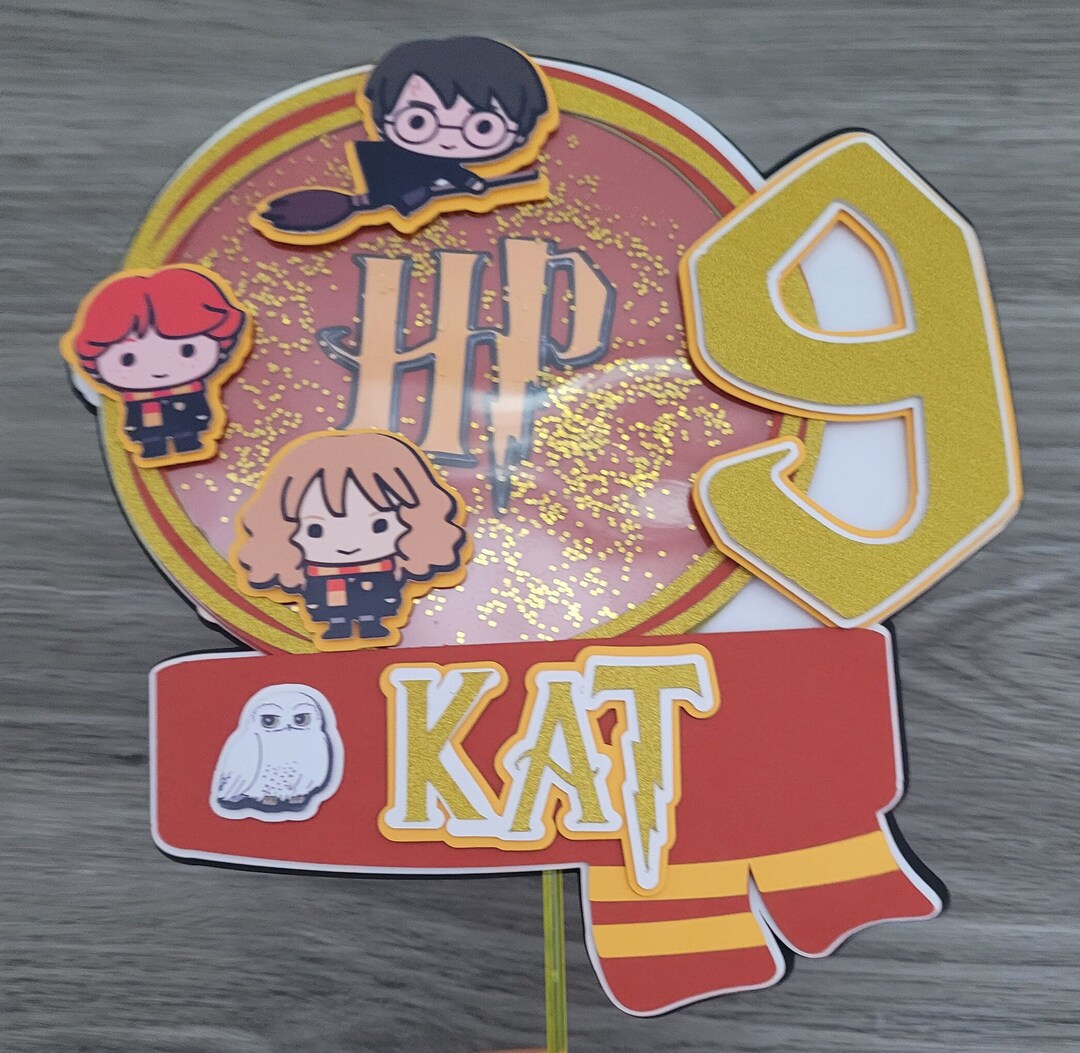 Harry Potter Cake Topper, Party Decoration, Brithday Supplies, Cake