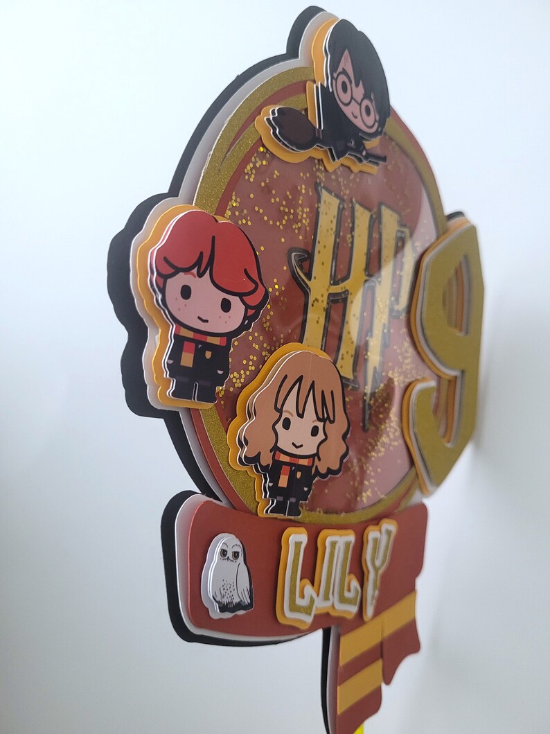Harry Potter Cake Topper, Party Decoration, Brithday Supplies, Cake