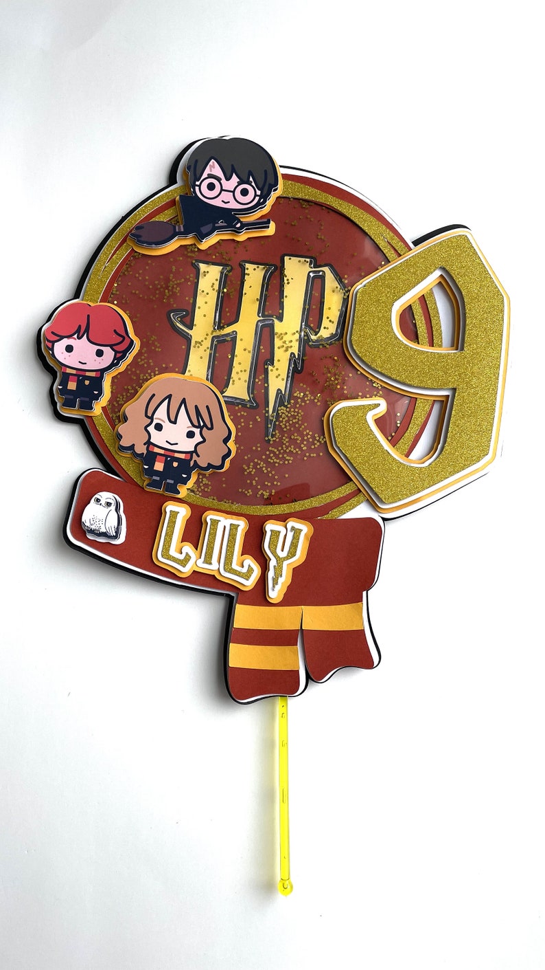 Harry Potter Cake Topper, Party Decoration, Brithday Supplies, Cake