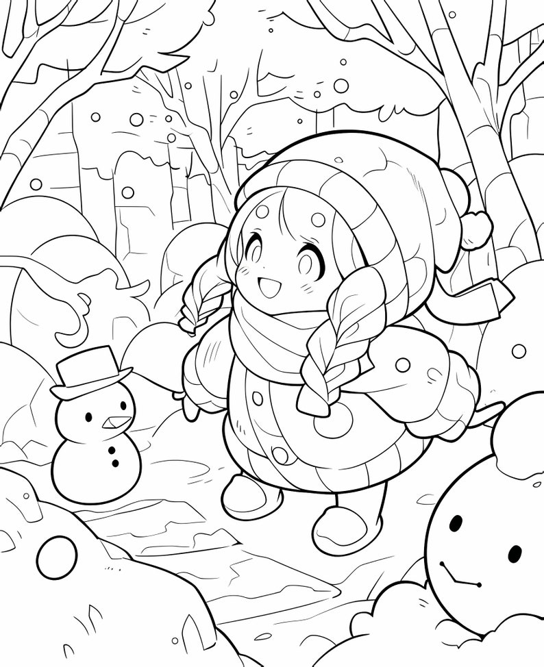 80 Christmas Themed Coloring Book Spread Joy and Creativity With