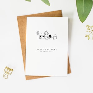 Personalised Happy New Home Card, New Home Card, Moving House, First Home Card, Personalised New Home Card