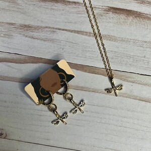 Dragon Fly Earrings, Dainty Dragonfly Earrings, Gold Earrings, Dangle Dragonfly Earrings, Gifts for Her