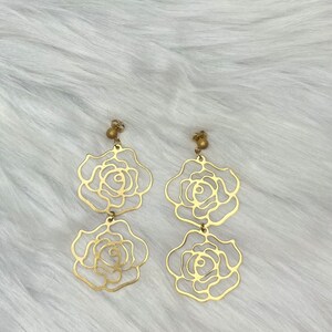 Rose Earrings, Flower Earrings, Gifts For Her