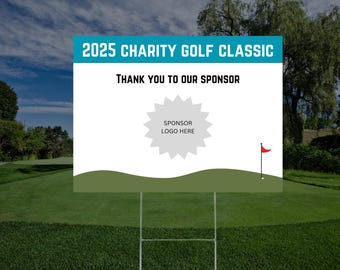 Cartello sponsor torneo di golf - Modello 2