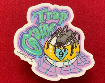 Trap Game Sticker: Heart Nine Ball, Tarantula-Trapped Nine Ball, Trap Game Wisdom, Billiards Strategy