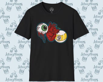 Love Struck Nine Billiards Tee: ¡Asuntos del corazón en cada tiro!