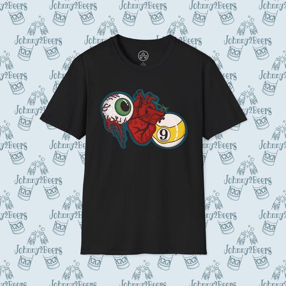Love Struck Nine Billiards Tee: Affairs of the Heart in Every Shot!