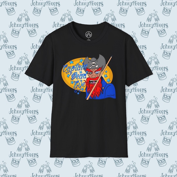 Captain Dead Eye: Intimidating Focus & Billiards Swagger T-Shirt