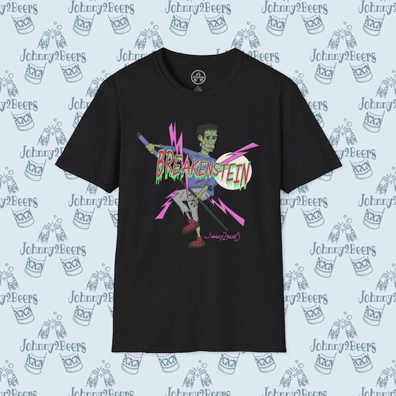 Breakenstein: Electrifying Billiards Monster Break T-Shirt!