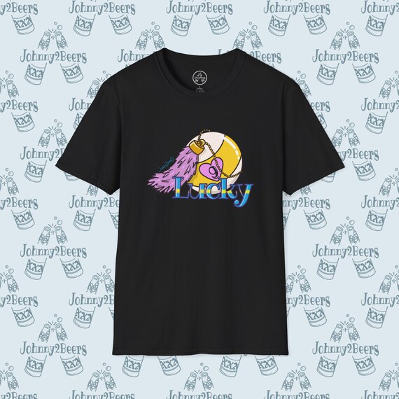 Lucky Nine Charm Billiards Tee: Where Rabbits and Billiards Collide!