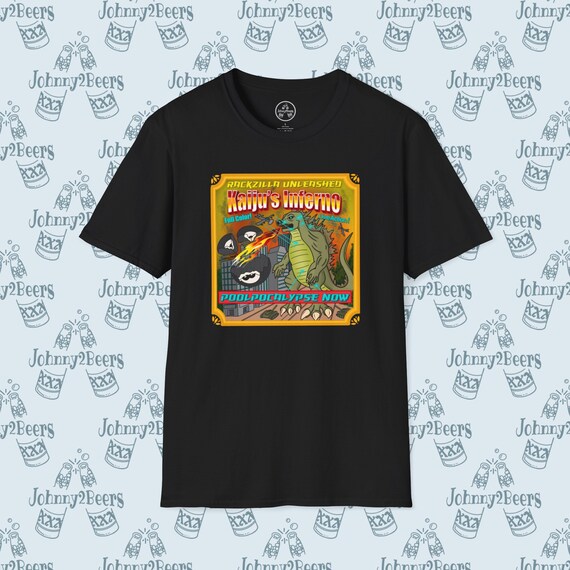 Kaiju's Inferno: Unleash Your Inner Godzilla in Pool Battles! T-Shirt
