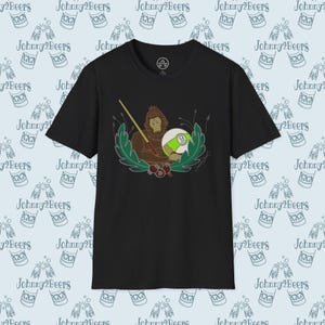 Sasquatch Run the Table Billiards Tee: Grumpy Champ, Bigfoot Billiards Swagger!