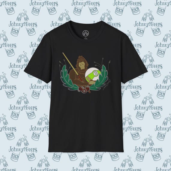 Sasquatch Run the Table Billiards Tee: Grumpy Champ, Bigfoot Billiards Swagger!