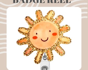 Nursing Medical Sun Name Badge Reel: Essential accessory for Nurses, Vets, Paramedics, Students.
