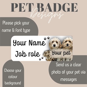 Badge personnalisé pour animaux de compagnie