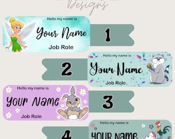 Inspired Sidekicks Personalised name badge. Nursing, Doctor, Student, Teacher, Healthcare, Midwife, Dentist, Health Visitor, Paramedic