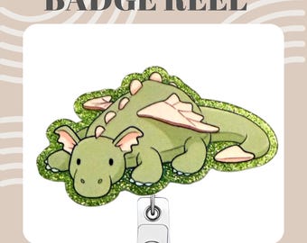 Nursing Medical Dragon Name Badge Reel: Essential accessory for Nurses, Vets, Paramedics, Students.