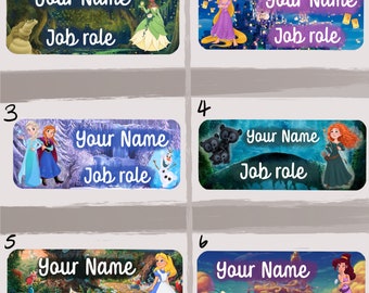 Badge personnalisé inspiré de la princesse Disney pour allaiter