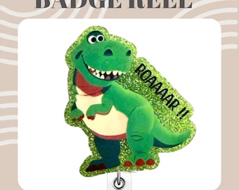 Nursing Medical T-Rex Name Badge Reel: Essential accessory for Nurses, Vets, Paramedics, Students.
