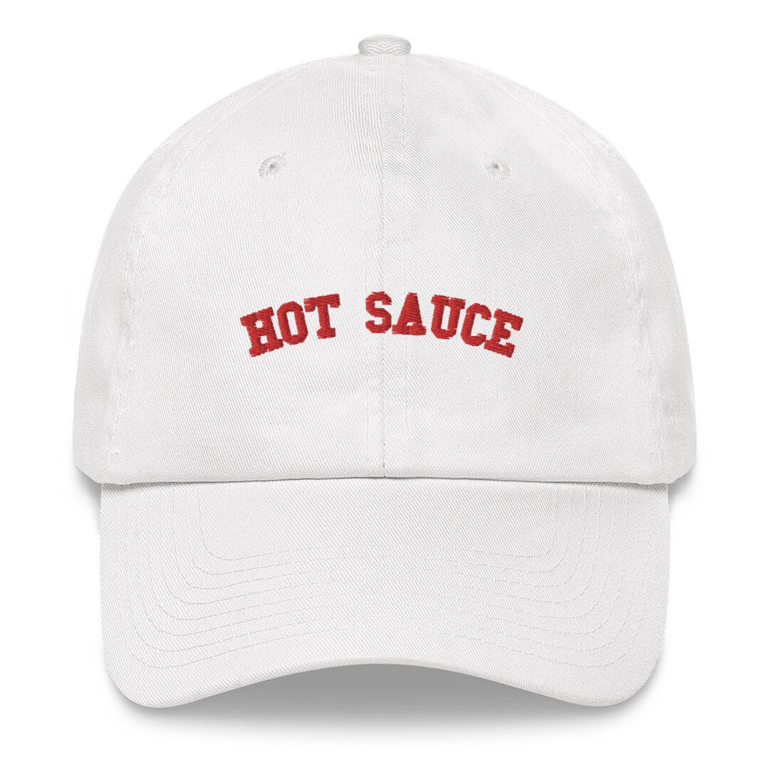 Hot Sauce Embroidered Dad Hat Spicy Hat Hot Sauce Lovers Gift Fire