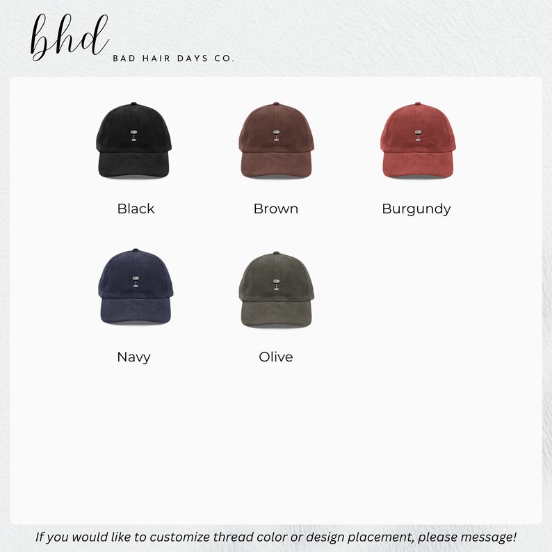 Espresso Martini Vintage Embroidered Corduroy Hat Funny Embroidered Hat Coffee Lover