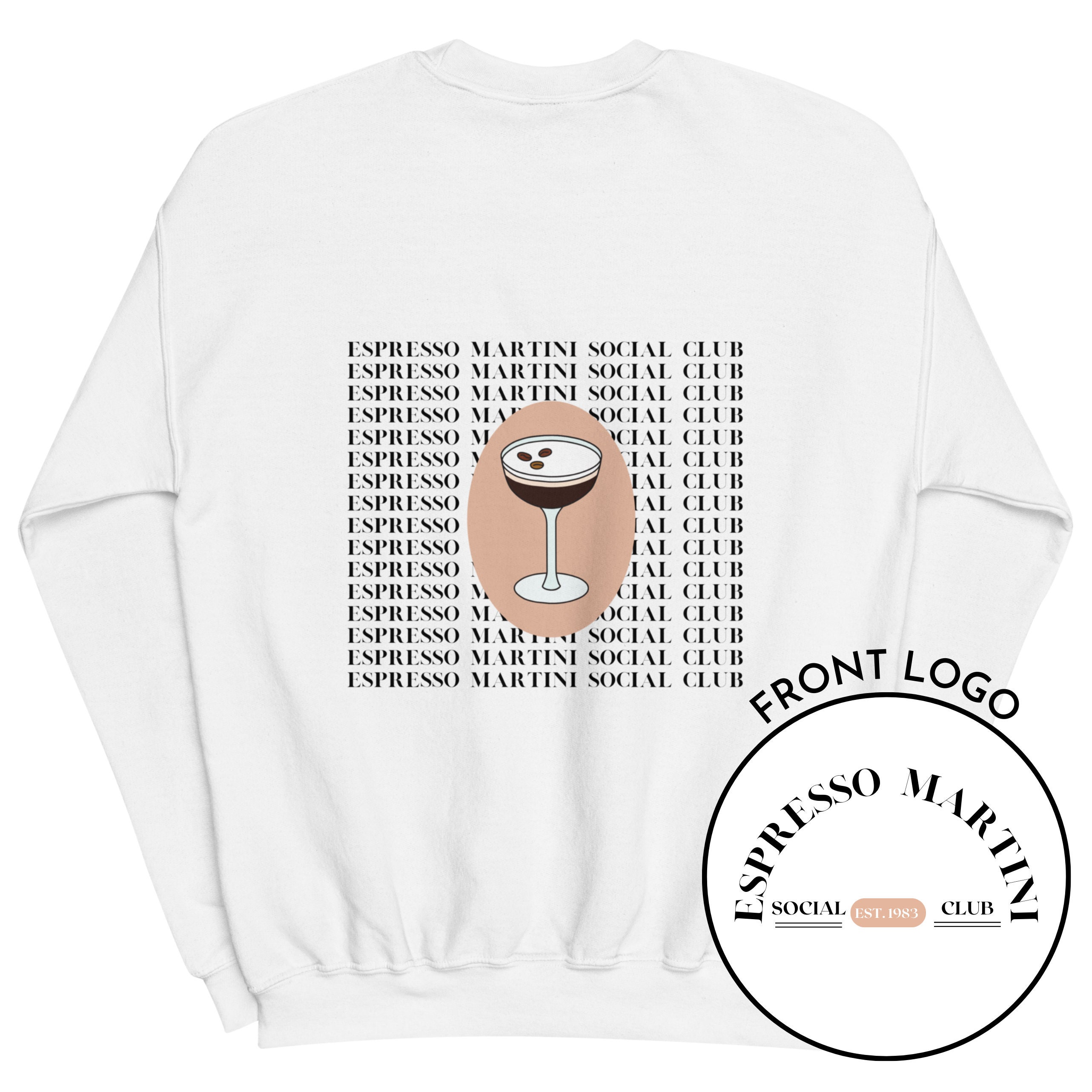 BLACK RAINBOW TRIM MARTINI SWEATSHIRT
