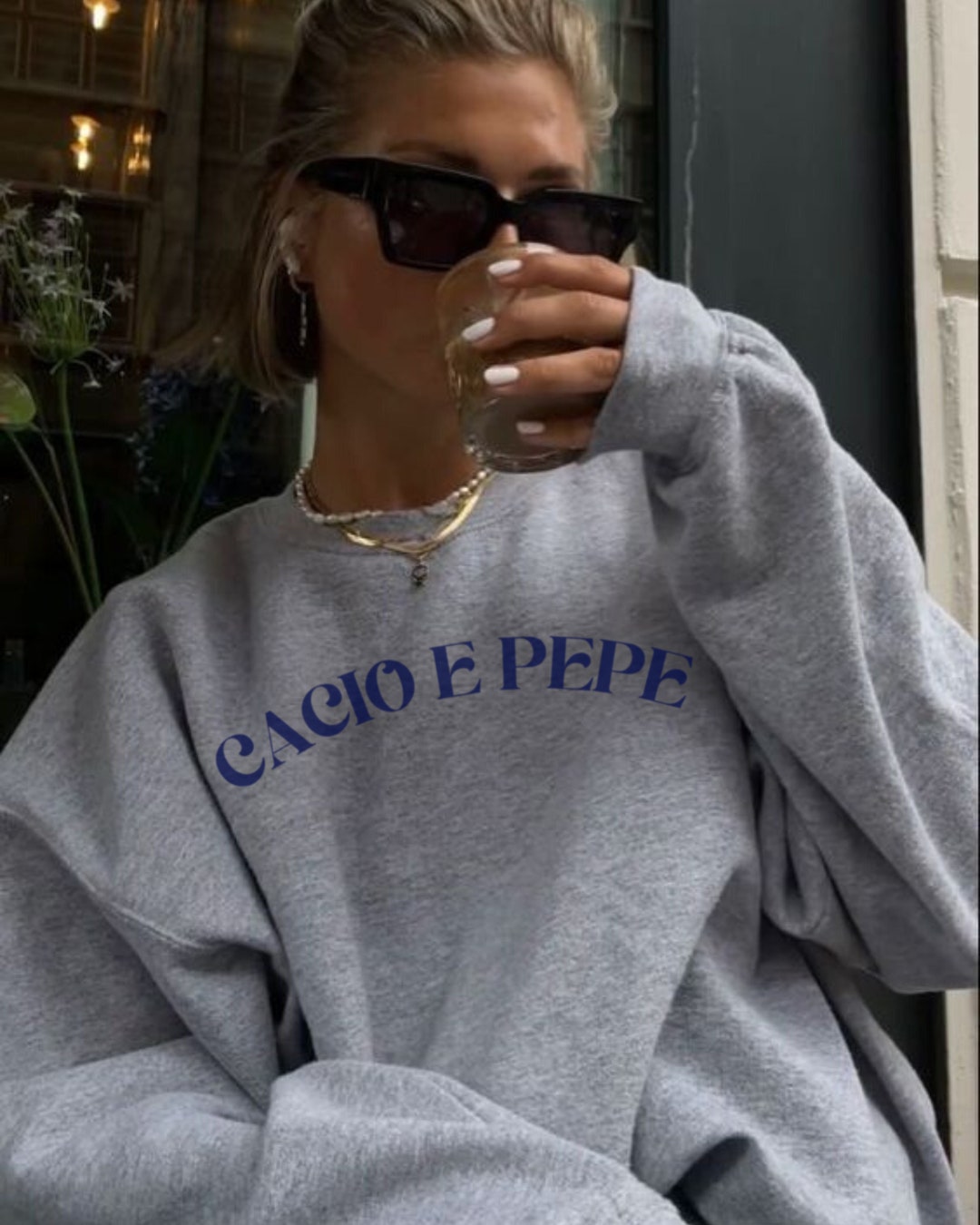 Cacio E Pepe Pasta Sweatshirt Pasta Food Lovers Crewneck Gift for Chef
