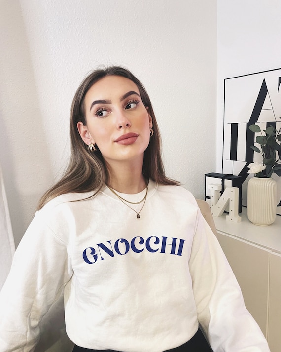 Gnocchi Sweatshirt Pasta Crewneck Trendy Pasta Food Lovers
