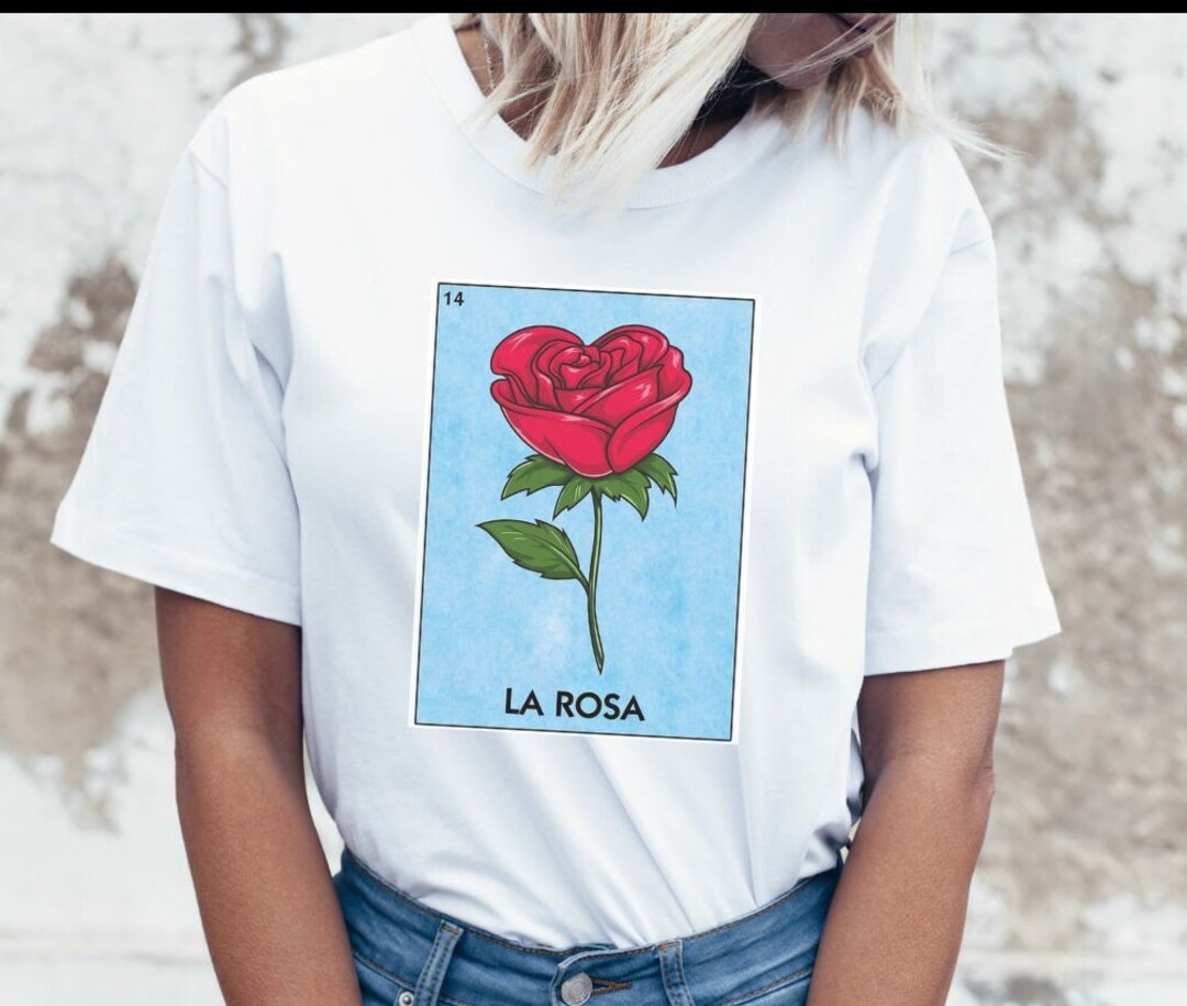 La Rosa Loteria Tshirt Etsy