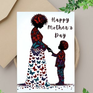 Embrace of Love - Muttertagskarte, Grußkarte, Blank, Original, Muttertagskarte, Sofort Download, Geschenke, Printable