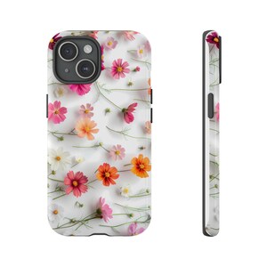 Wildflower Protective Phone Case, Floral Pattern, Custom Tough Case for iPhone, Samsung Galaxy, Google Pixel, and More, Gift for Her