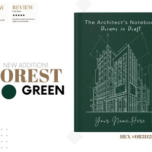 Personlig arkitektjournal: Matt inbunden anteckningsbok för studenter och yrkesverksamma bild 11