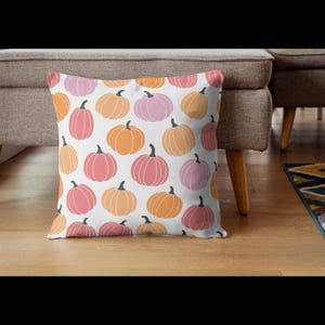 Pumpkin Throw Pillow: Fall Home Decor Accent