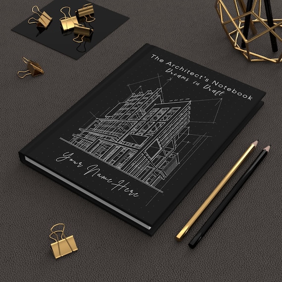 Personalized Architect's Journal: Matte Hardcover Notebook for Students & Professionals