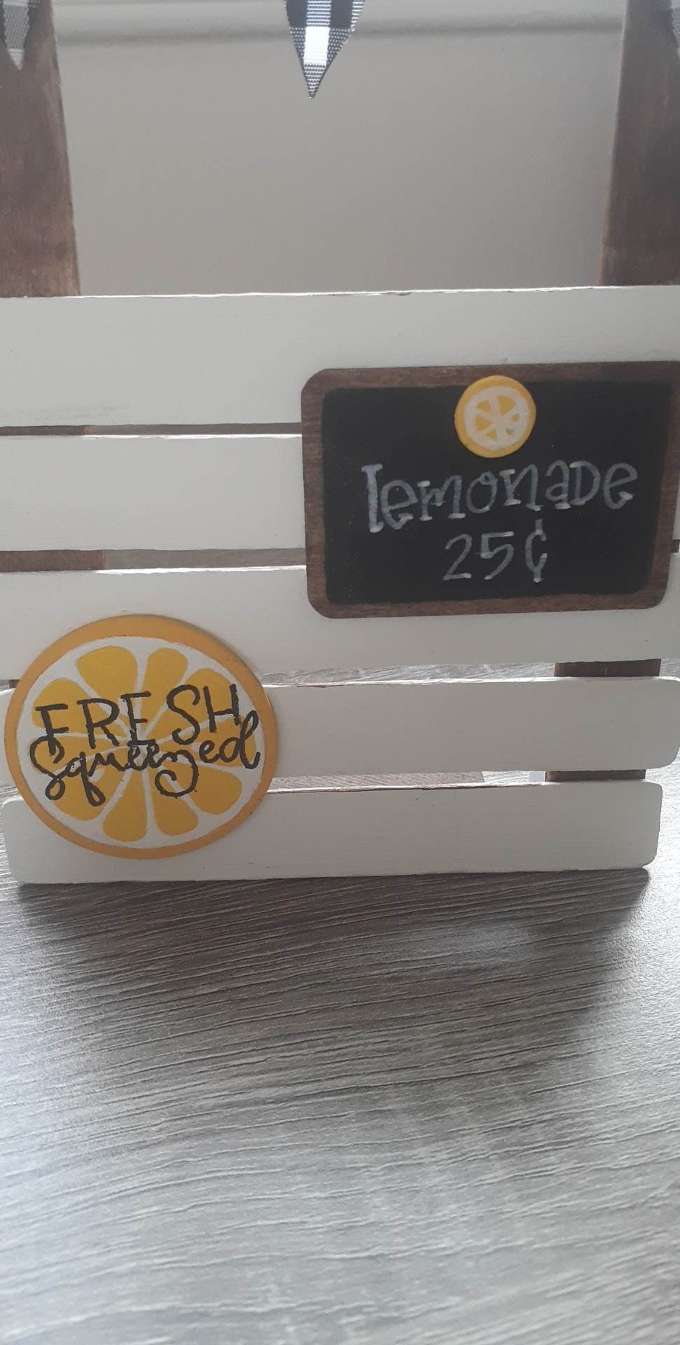 Fresh Squeezed Lemonade Stand Decor Etsy