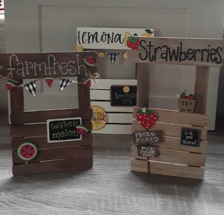 Fresh Squeezed Lemonade Stand Decor Etsy