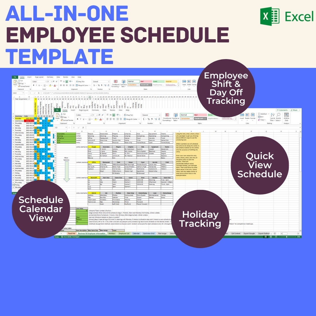 Employee Shift Scheduling, Small Business Scheduler, Employee