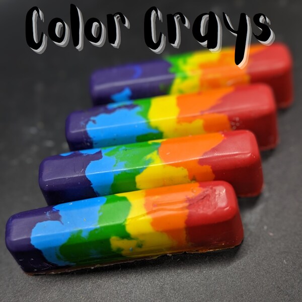 ColorCrays  Rainbow Crayon Sticks | Crayon Sticks | Rainbow Crayons