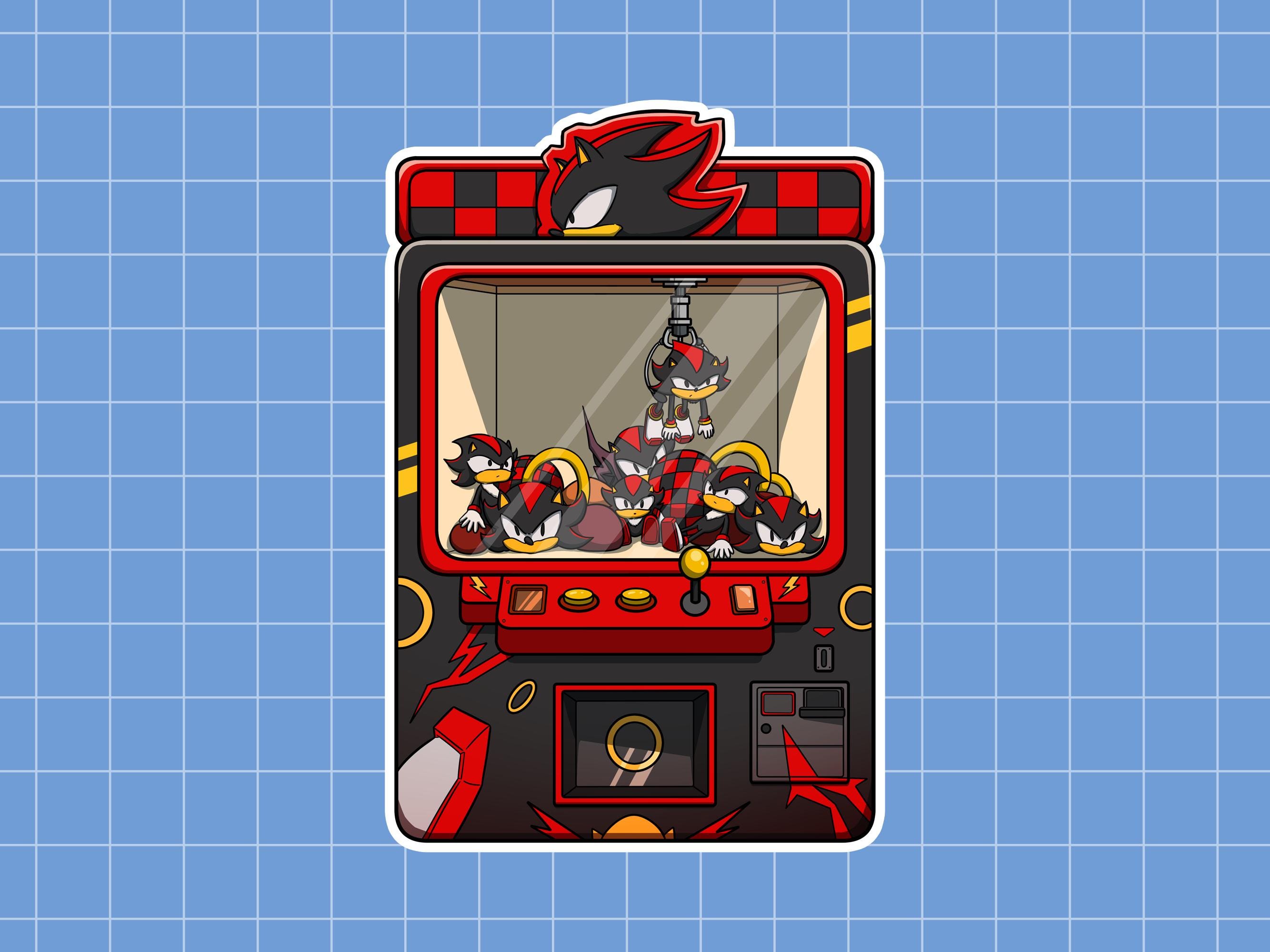 Shadow the Hedgehog Sticker Decal - Etsy