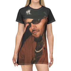 Chris Brown Shirt Dress - Etsy Chris Brown Shirt Dress - Etsy