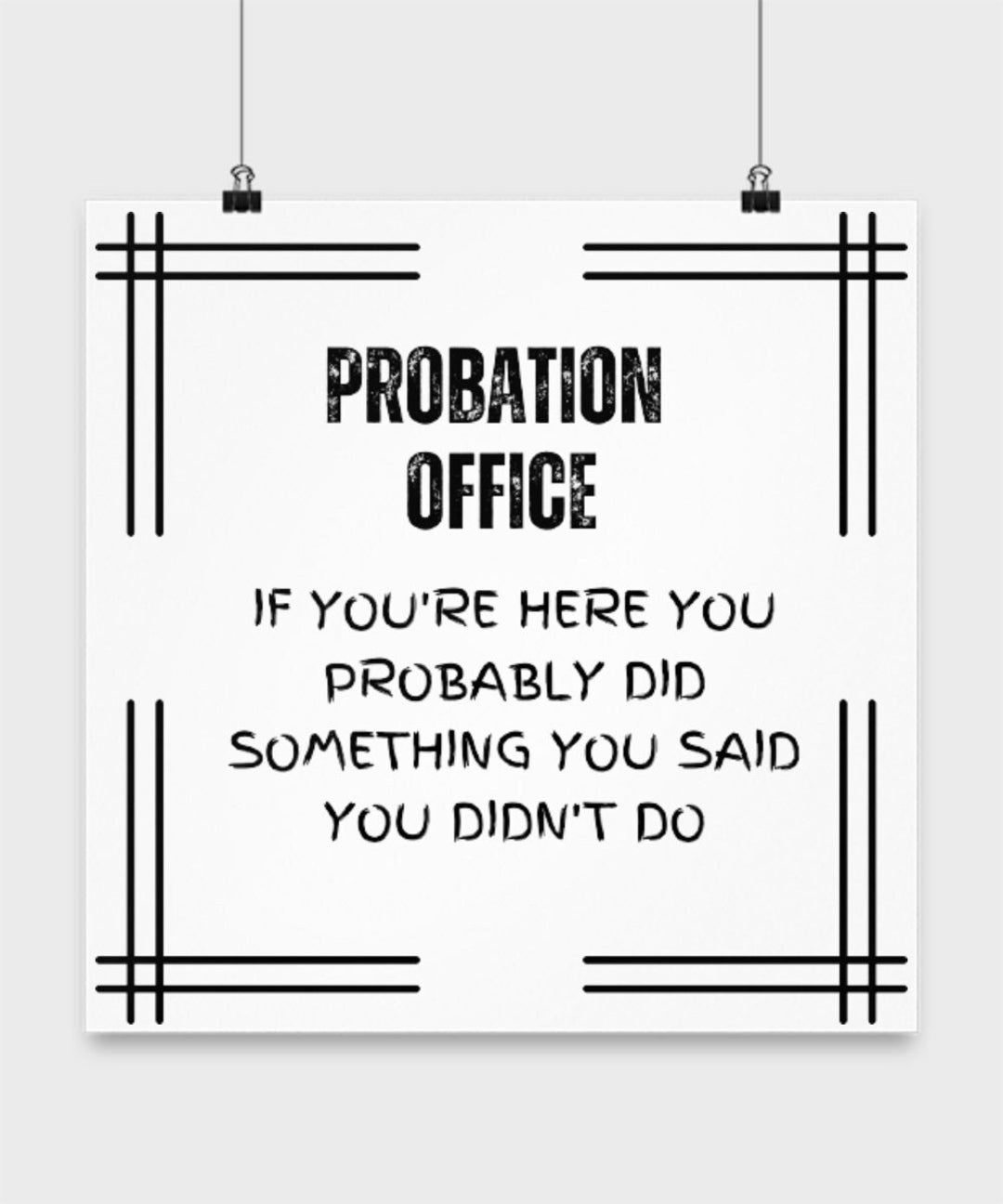 Probation Officer Office Decor Etsy