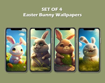 Bunny Iphone Wallpaper - Etsy Bunny Iphone Wallpaper - Etsy