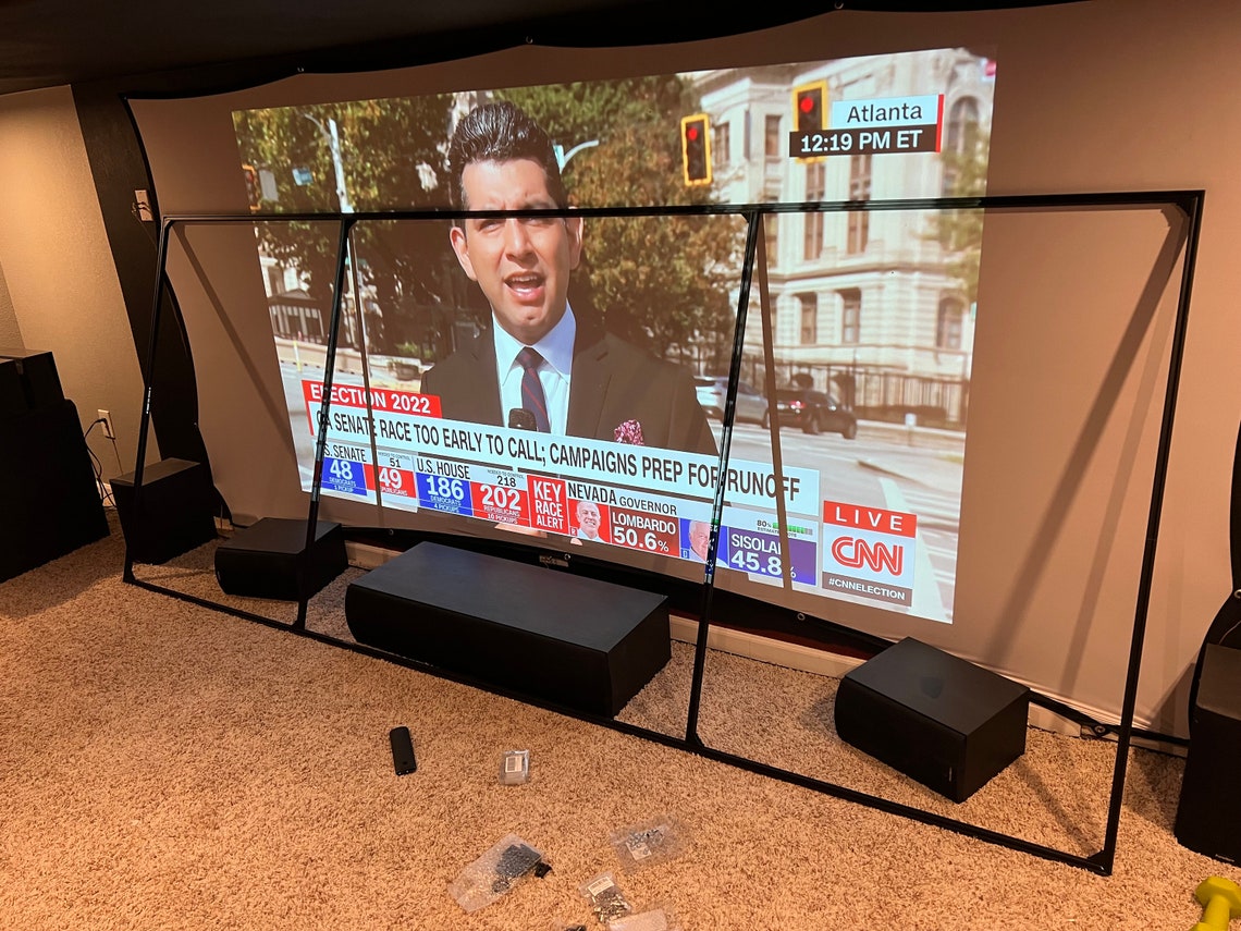 Epic 1 Custom Sized Home Theater Projection Screen Etsy